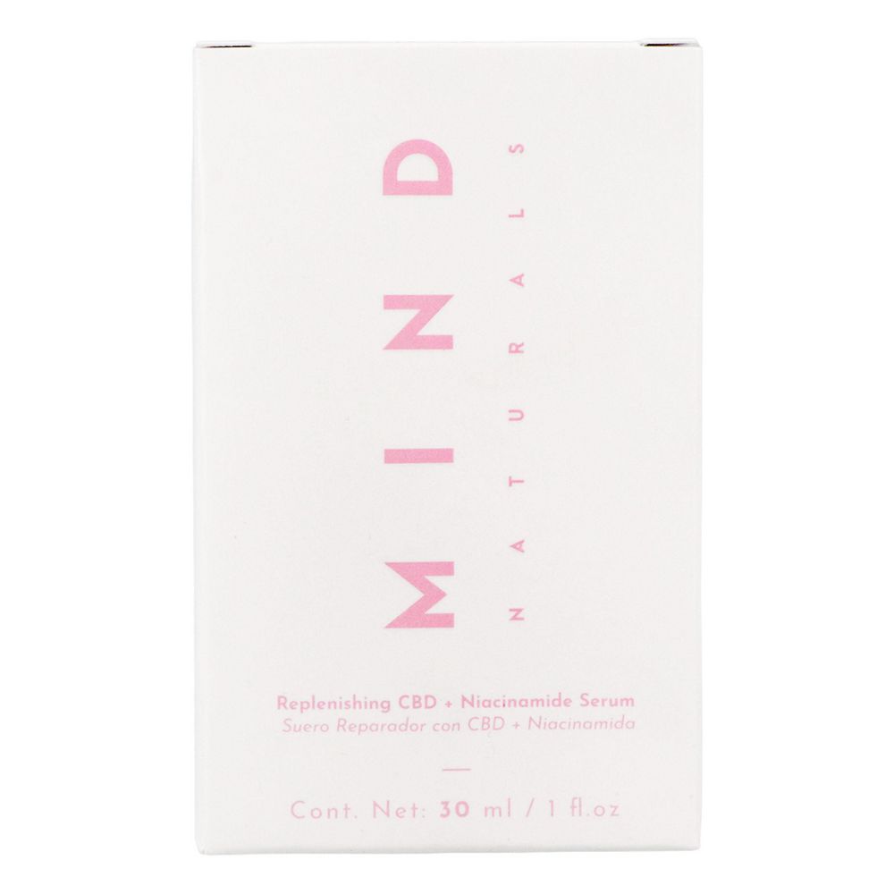 Suero facial MIND NATURALS reparador con CBD niacinamida (30  ml) img #1