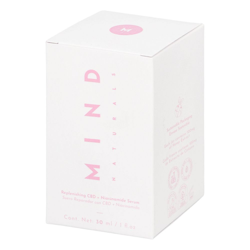 Suero facial MIND NATURALS reparador con CBD niacinamida (30  ml) img #2