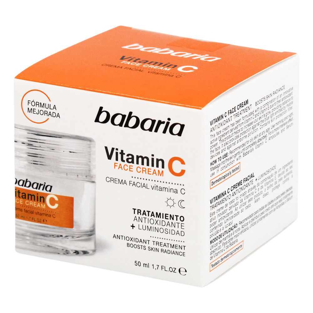 Crema facial BABARIA vitamina C (50  ml) img #2