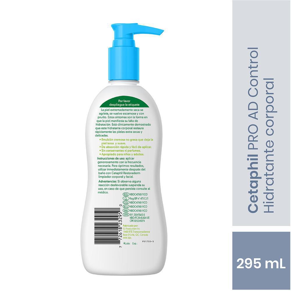 Hidratante corporal CETAPHIL restaurador (295  ml) img #2