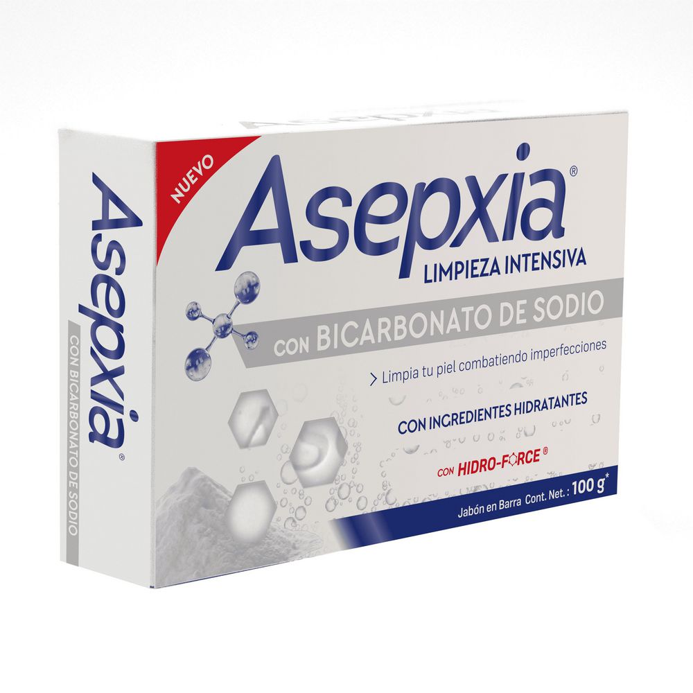 Jabón facial ASEPXIA con bicarbonato (100  gr) img #2