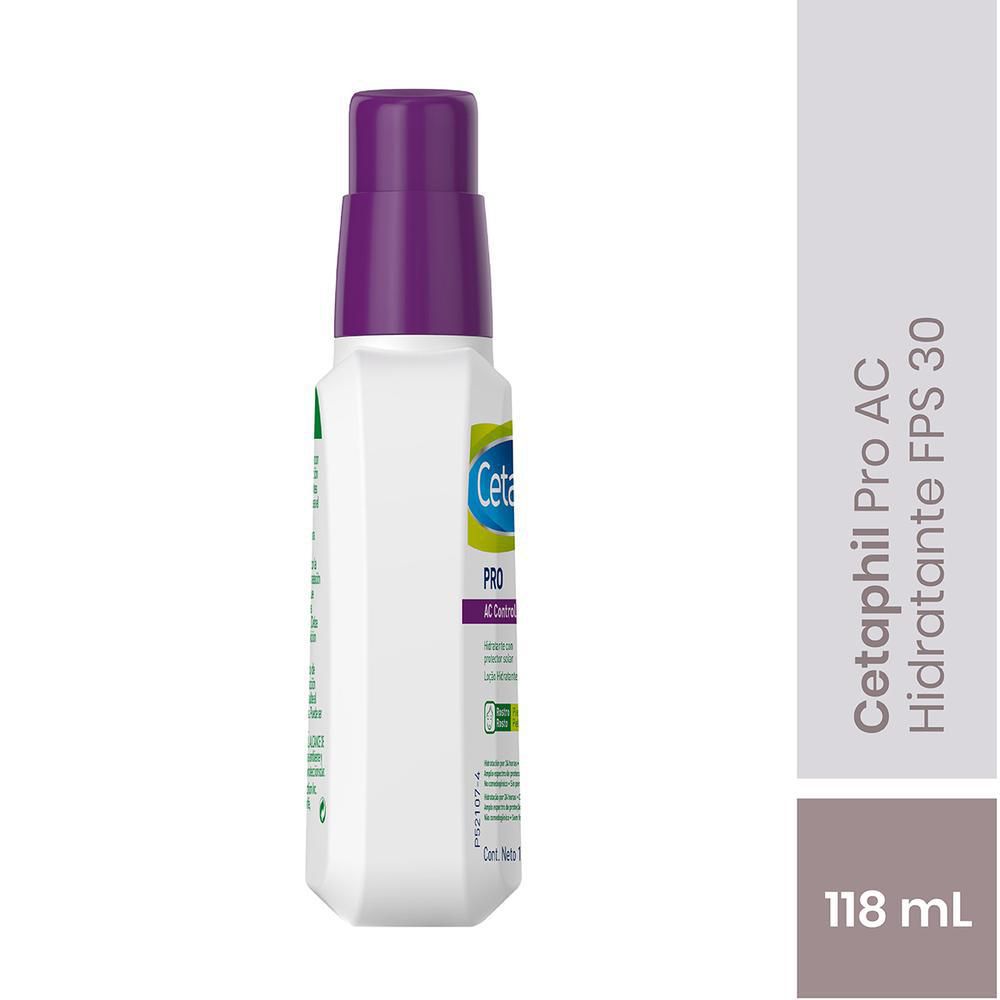 Hidratante facial CETAPHIL dermocontrol FPS 30 (118  ml) img #3