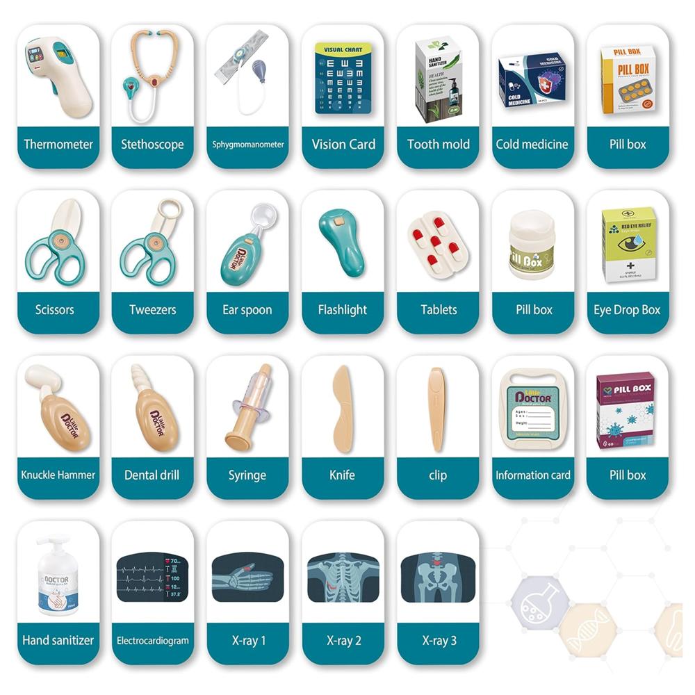 Kit Médico Juguete De Lujo Con Rayos X img #3