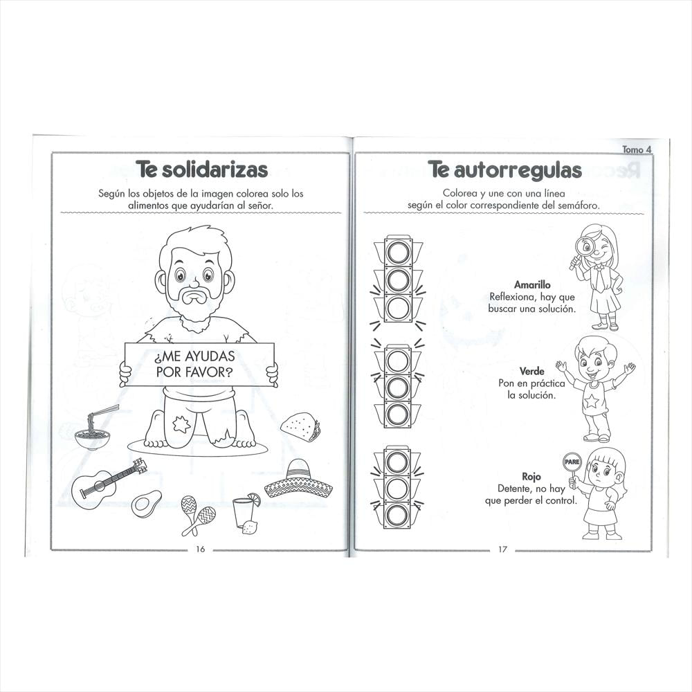 Combo X2 Libros Para Colorear Kingkolor Tematicas Infantiles img #2