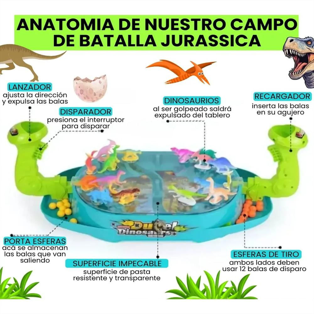 Juego De Mesa Dinosaurios Agilidad Batalla Jurassic World img #3