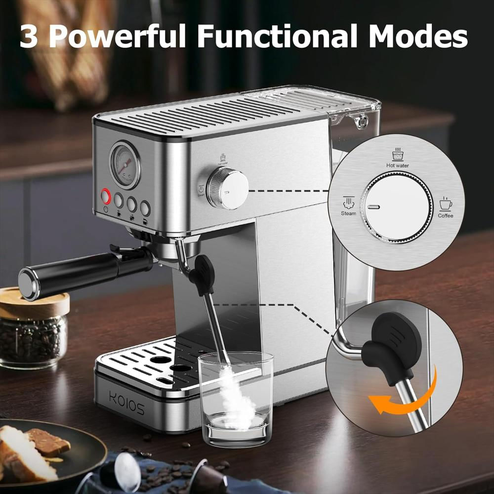 Maquina Para Café Espresso Con Espumador De Leche Capuchino Latte img #3