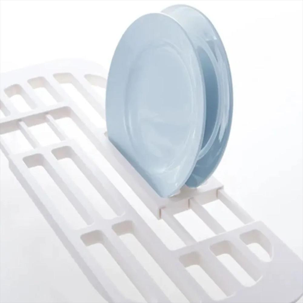 Escurridor Secaplatos De Platos Retráctil Blanco img #1