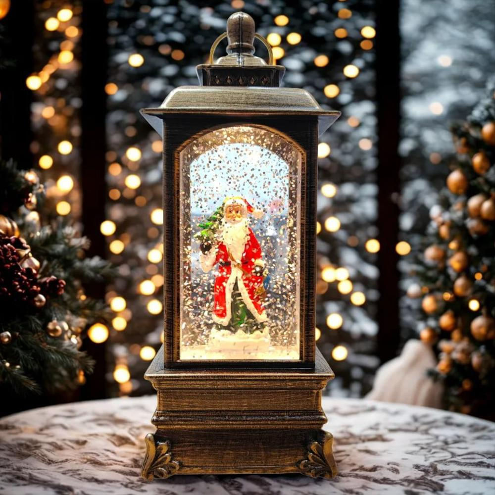 Farol Navideño Diseño Santa Clauss Luz Y Sonido img #3