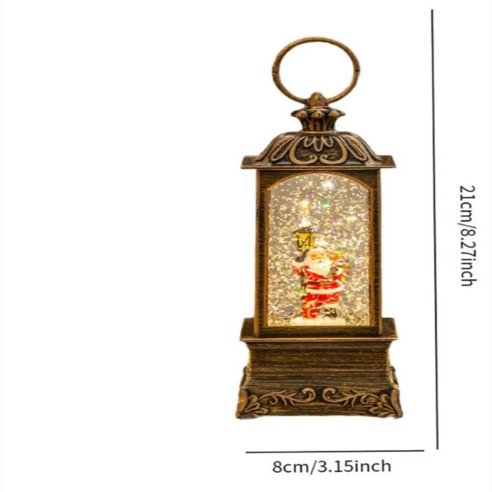 Farol Navideño Diseño Santa Clauss Luz Y Sonido img #4