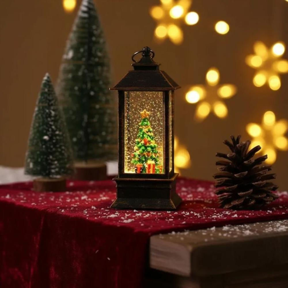 Farol Navideño Diseño Arbol De Navidad Luz Y Sonido img #2
