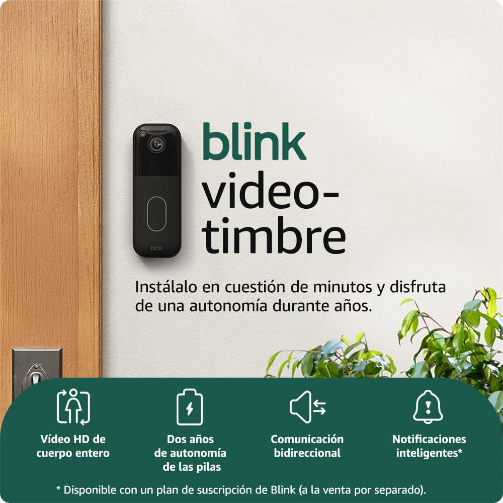 Timbre Inteligente Blink + Sync Module Core Nueva Versión Negro img #2