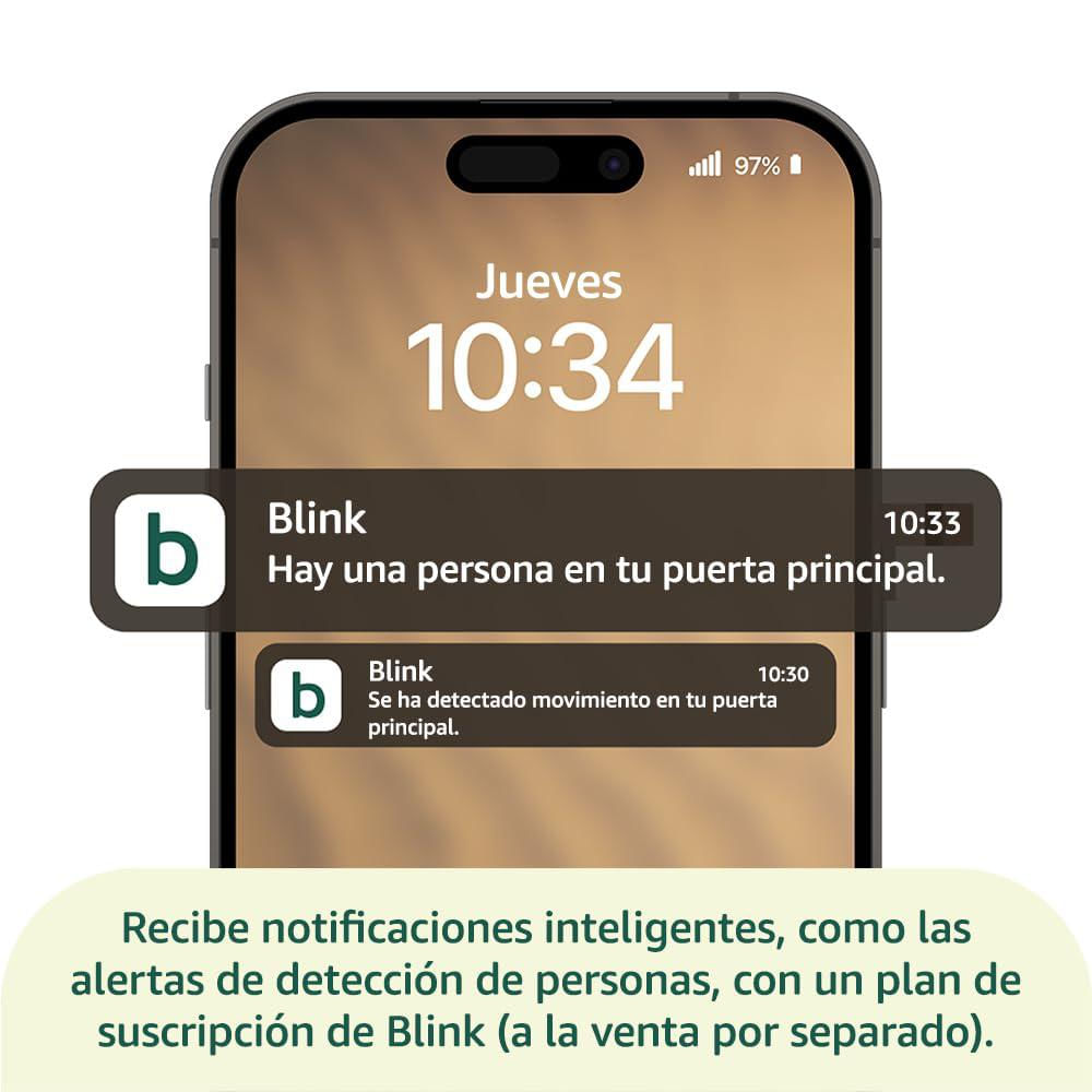 Timbre Inteligente Blink + Sync Module Core Nueva Versión Negro img #5