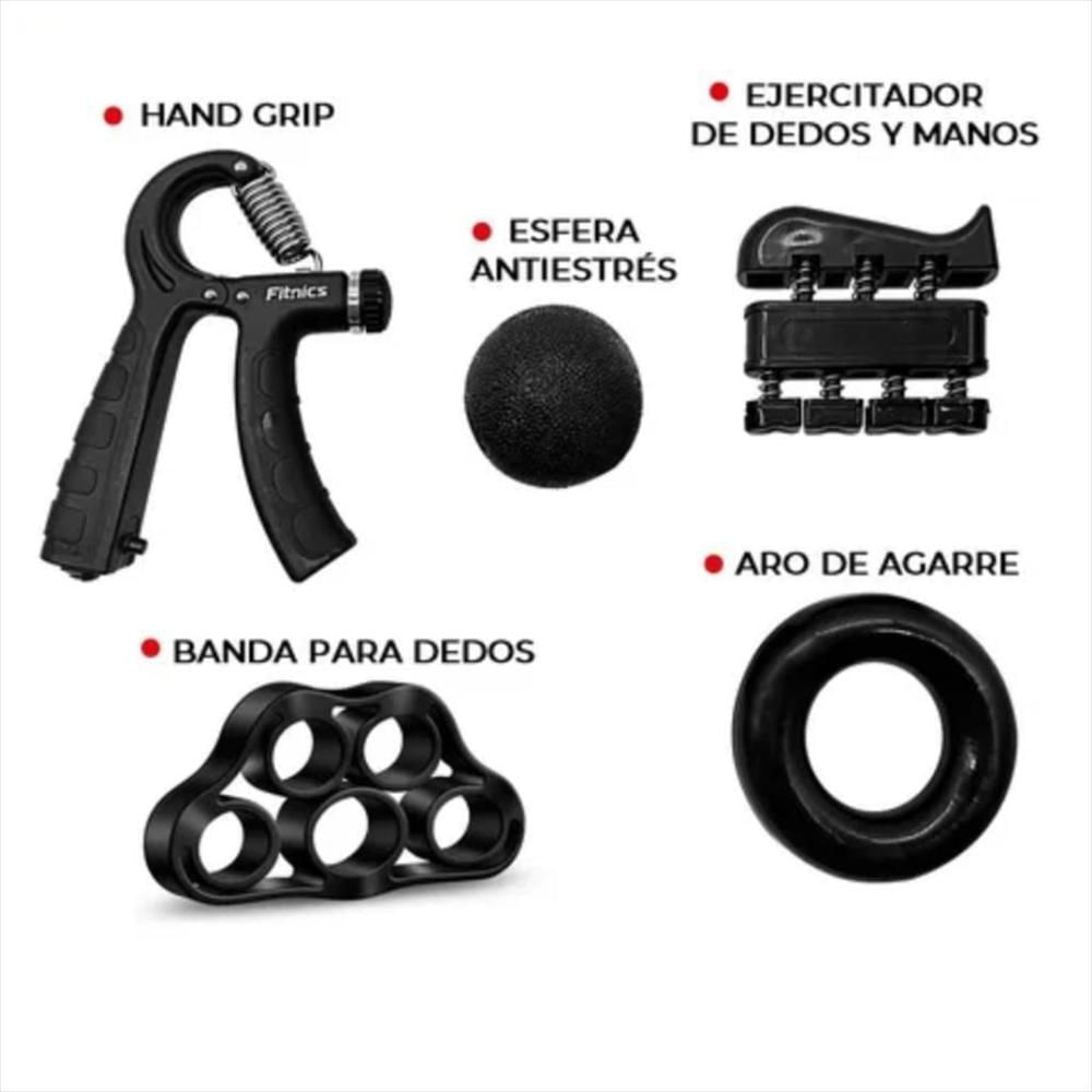 Kit Hand Grip Ejercitadores Mano Muñeca Antebrazo img #2