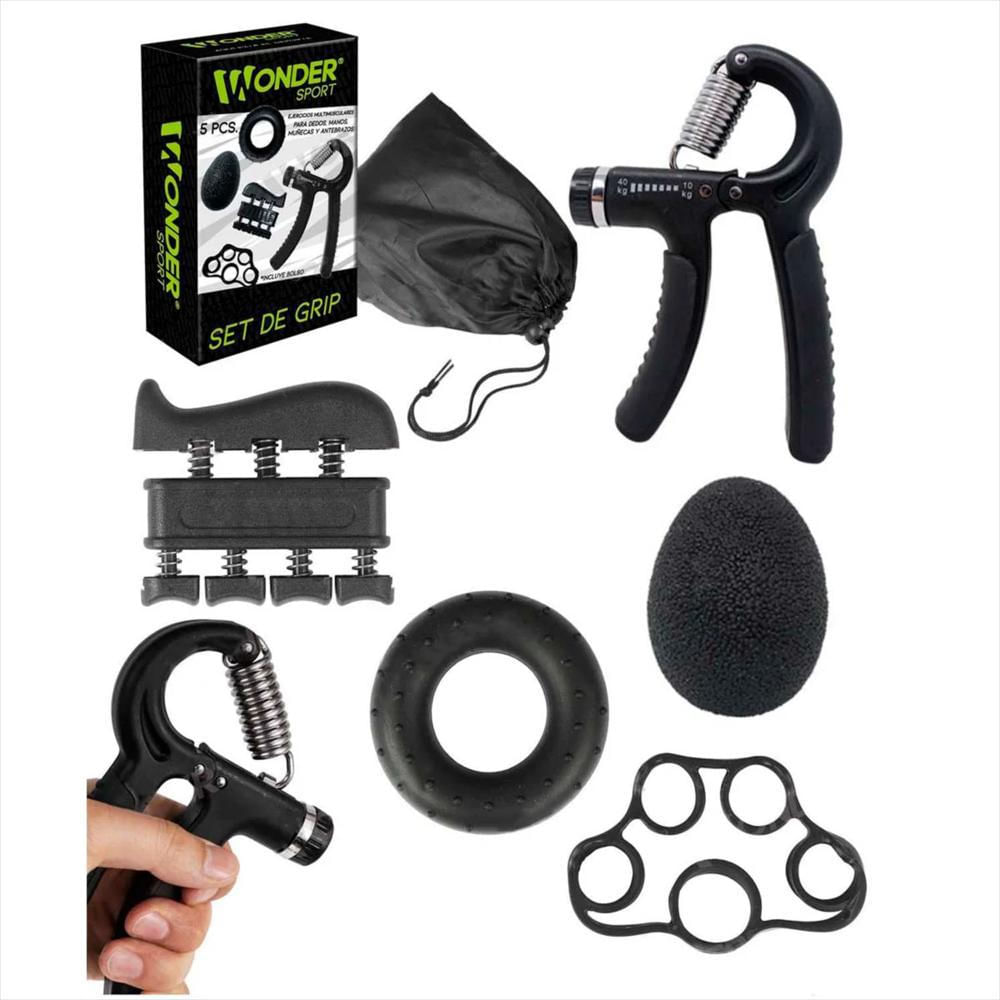 Kit Hand Grip Ejercitadores Mano Muñeca Antebrazo img #5