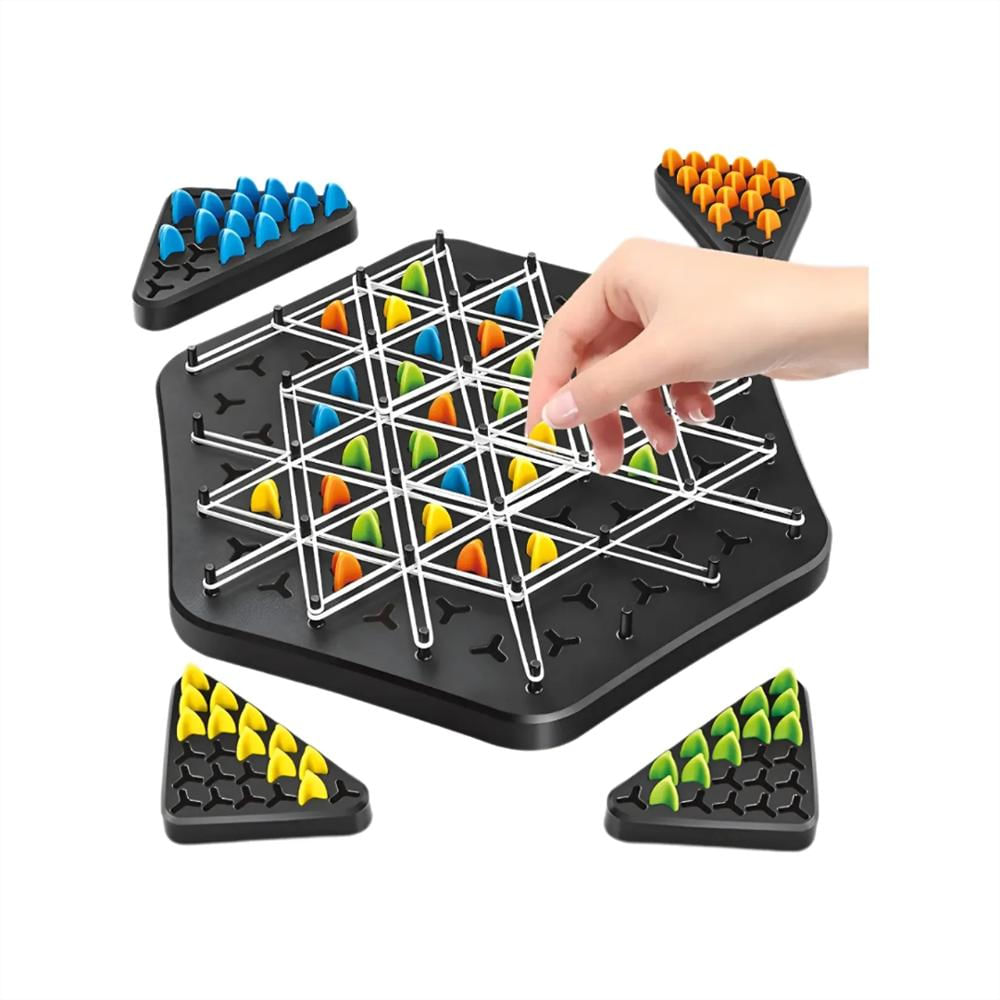 Juego De Ajedrez De Triángulo Para 2 A 4 Jugadores img #1
