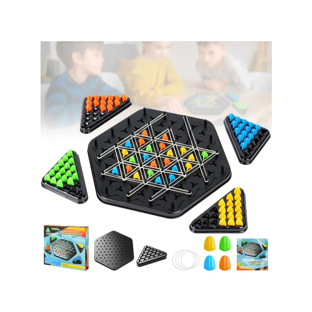Juego De Ajedrez De Triángulo Para 2 A 4 Jugadores img #2