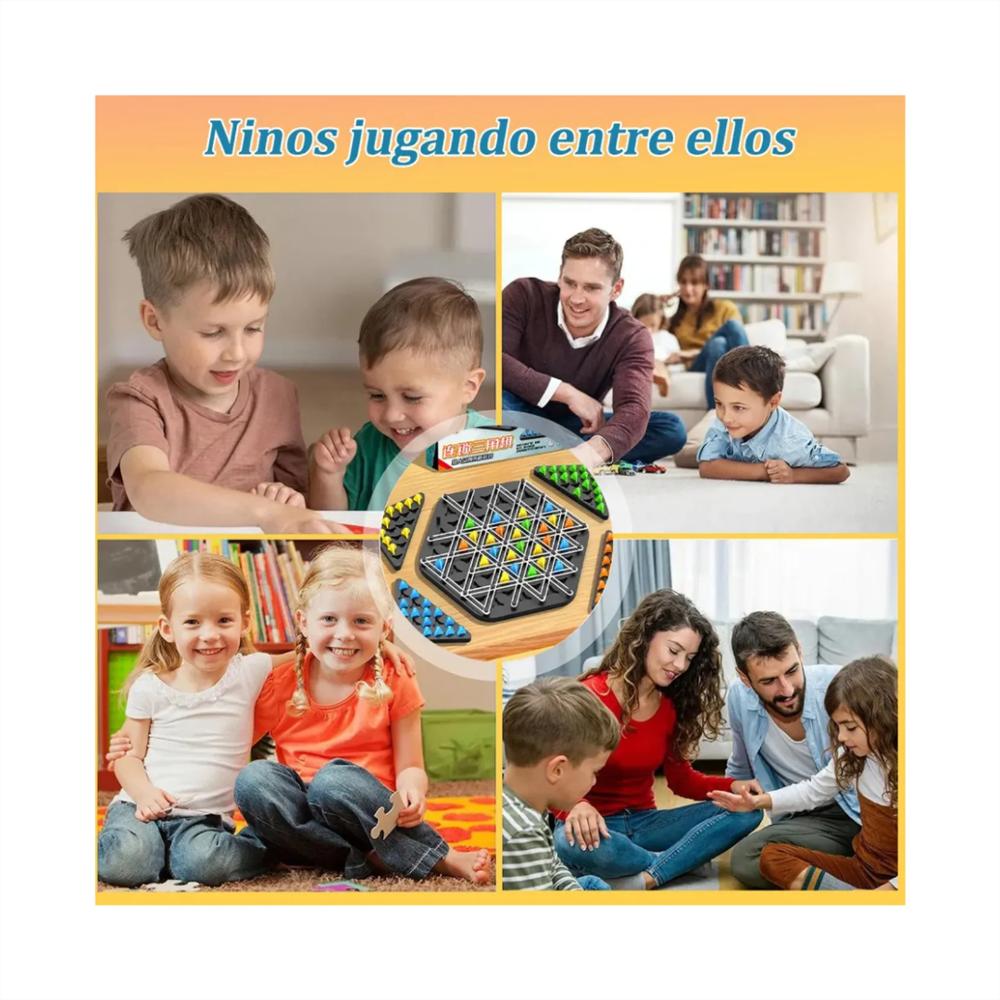 Juego De Ajedrez De Triángulo Para 2 A 4 Jugadores img #4