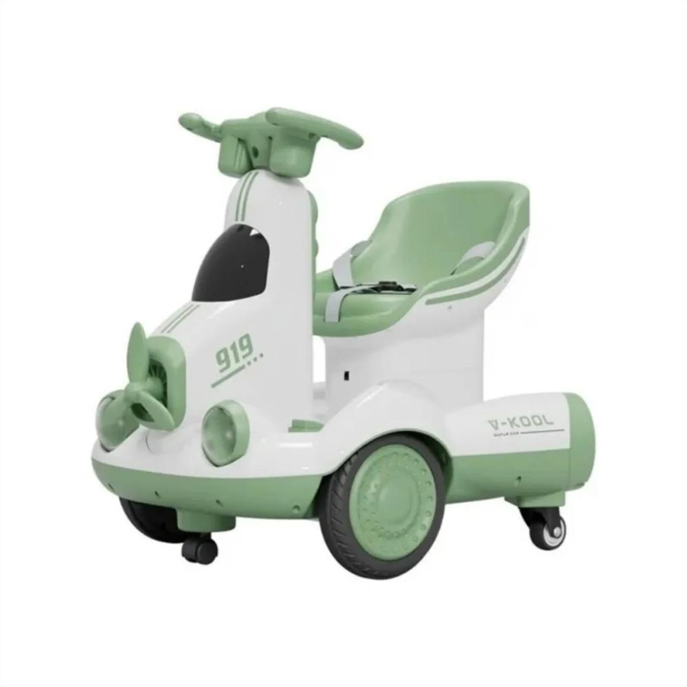 Carro Electrico Bebe Recargable Control Remoto Luces Verde img #1
