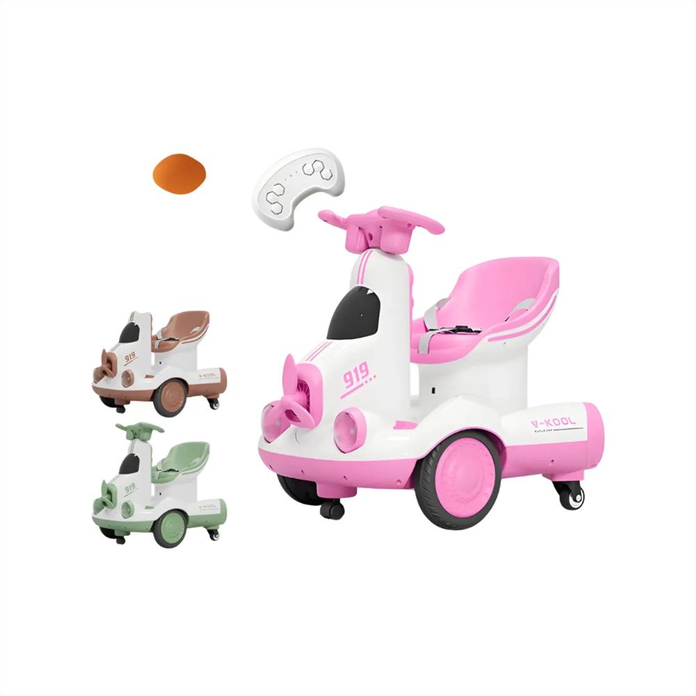 Carro Electrico Bebe Recargable Control Remoto Luces Verde img #3