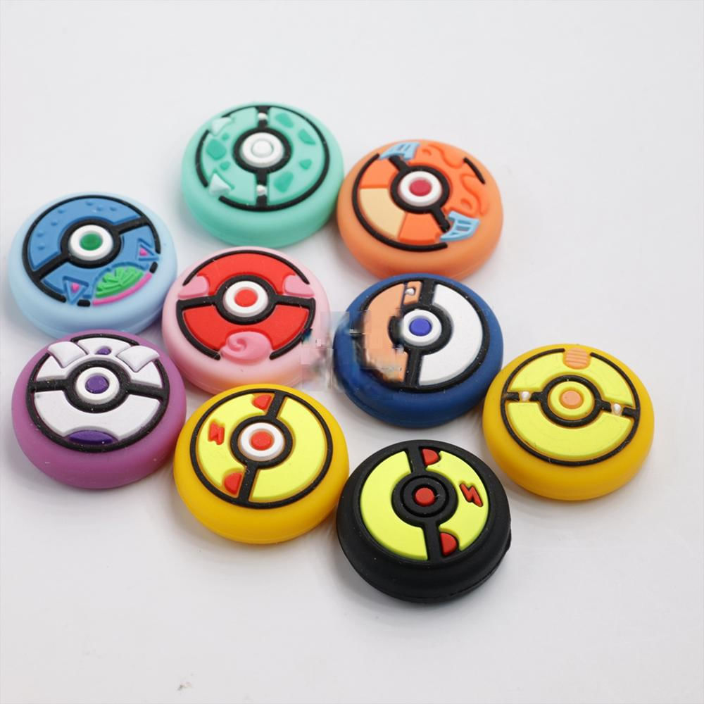 1 Par Grips Protector Joystick Análogo Consola Diseño Pokemon Bola 9 img #2
