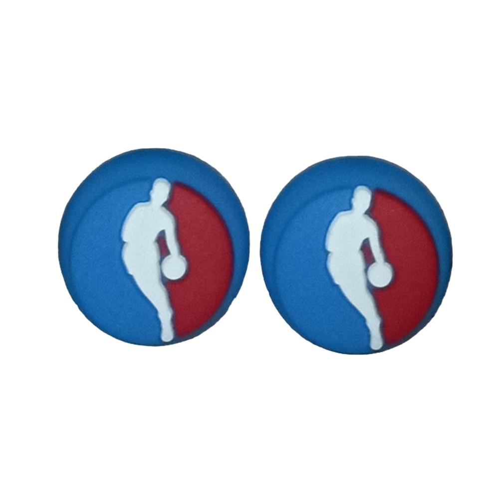 1 Par Grips Protector Joystick Análogo Consola Diseño Nba img #2