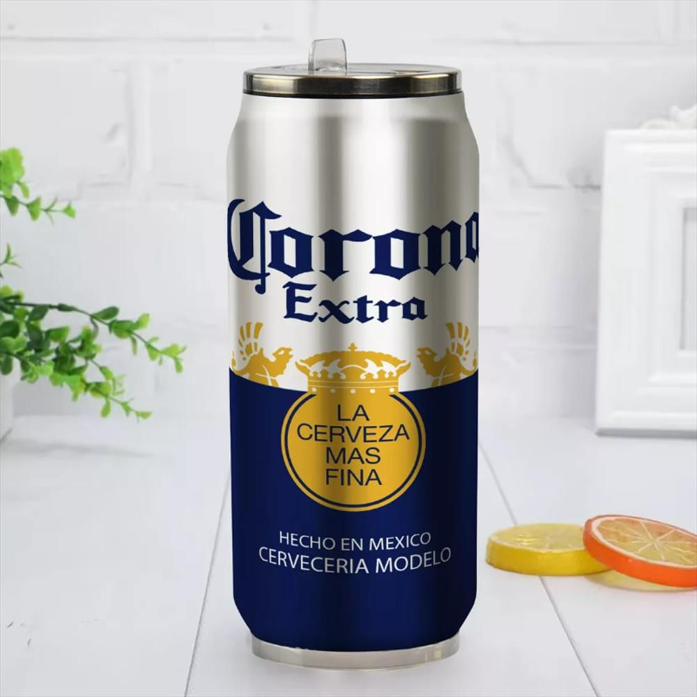 Termo De Lata De Corona 500 Ml Acero Inoxidable img #1