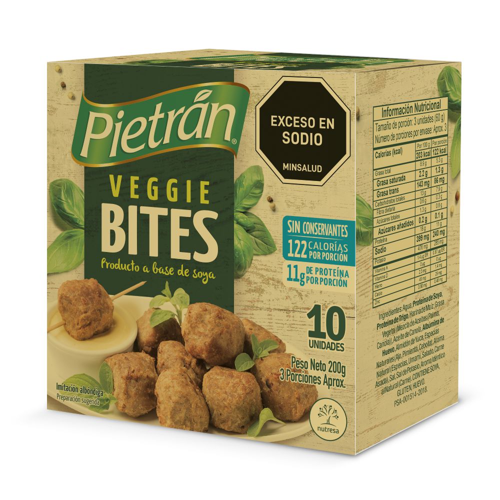 Proteína vegetal PIETRAN producto a base de soya (200  gr)