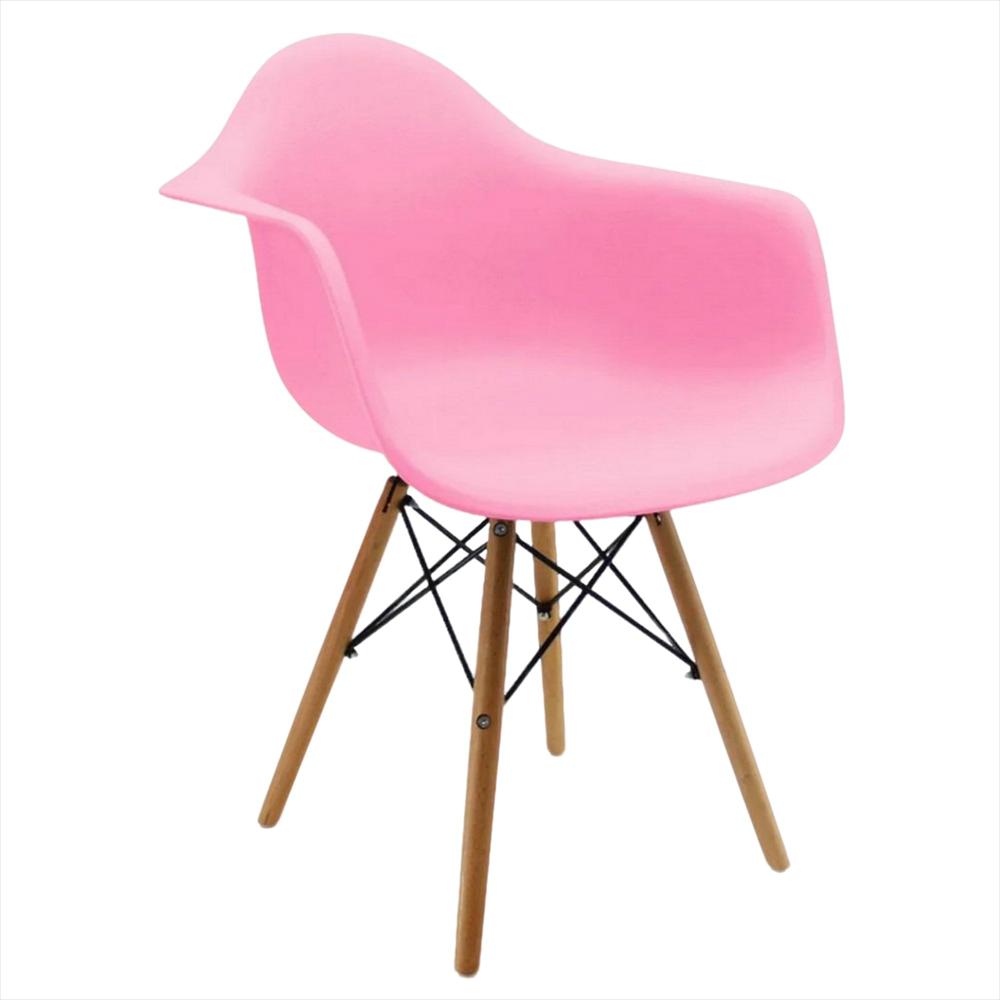 Silla Eames Con Brazo Color Rosado img #1