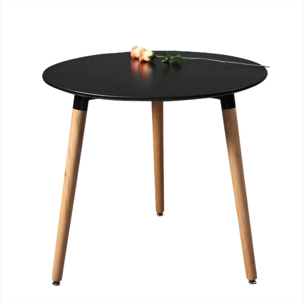 Mesa Redonda Eames 3 Patas 80 Cm Negra img #2