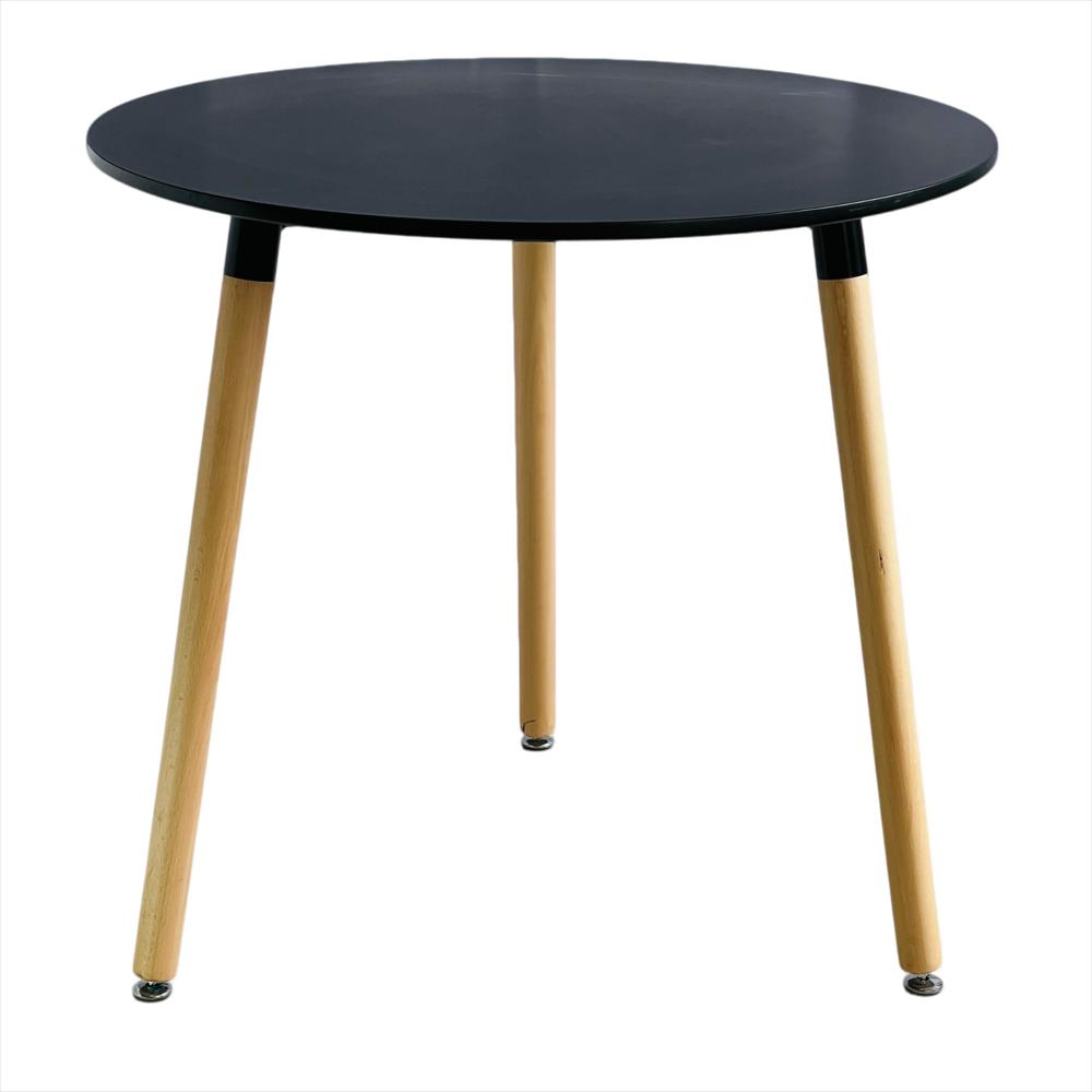 Mesa Redonda Eames 3 Patas 80 Cm Negra img #5