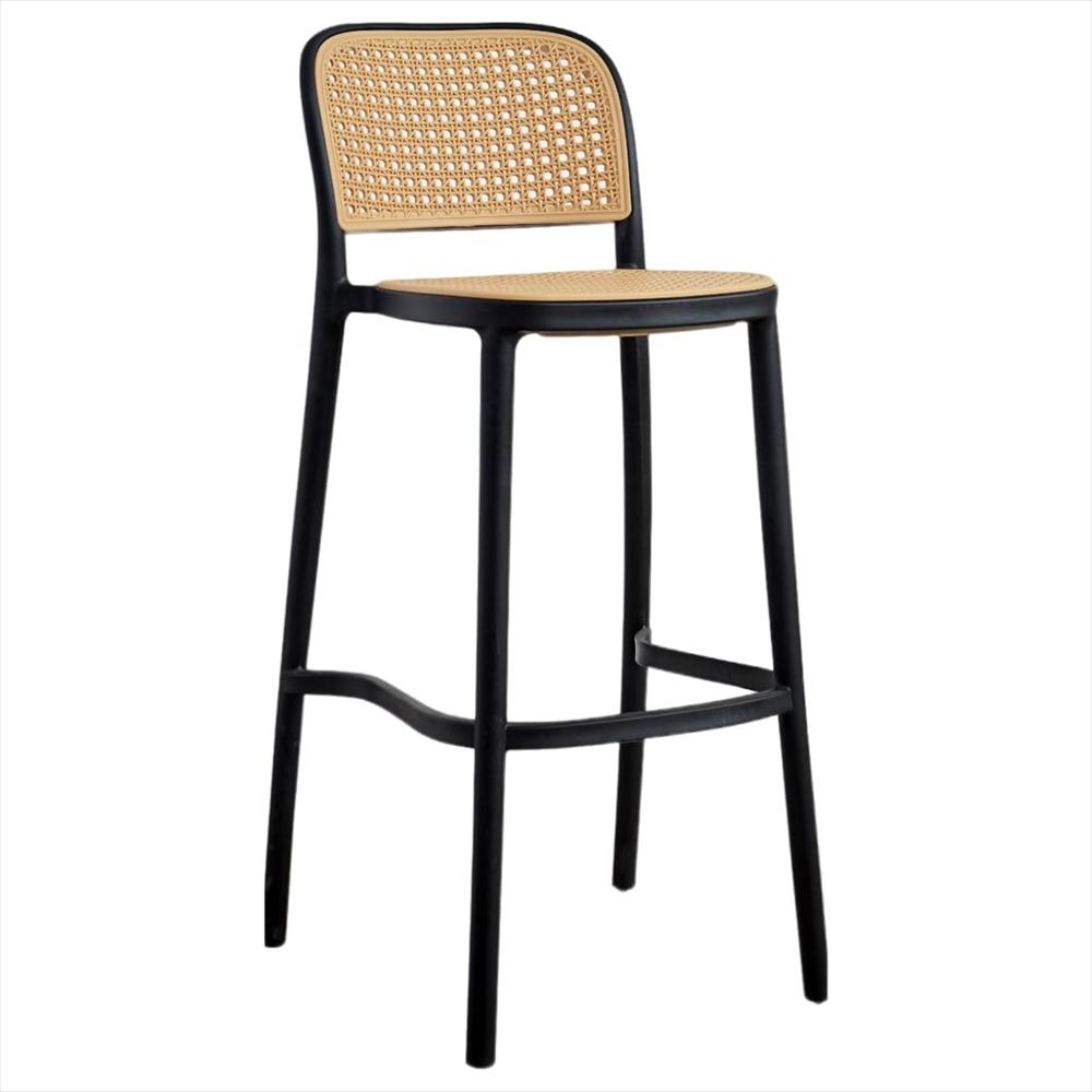 Silla De Barra Solea Polipropileno Negro img #2