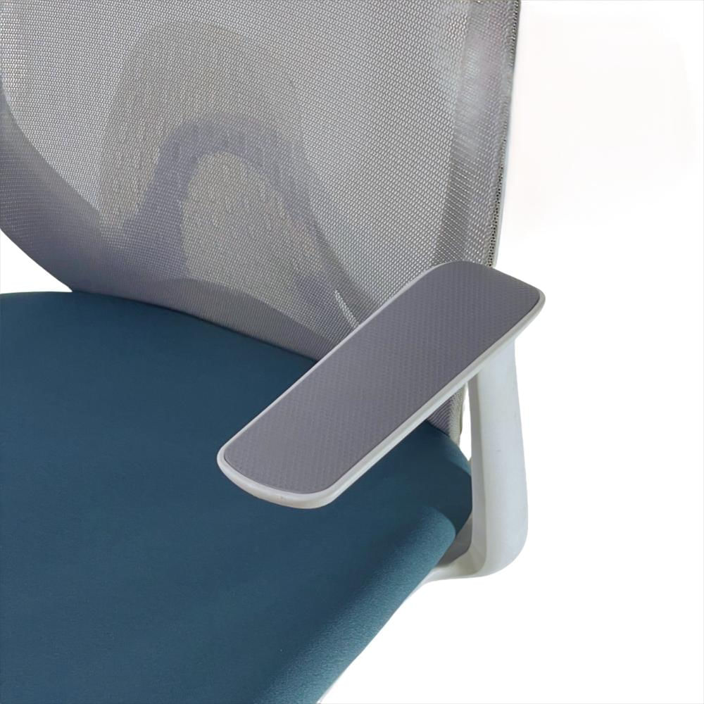 Silla Ejecutiva Ergonomica 108B, Color Azul + Blanco img #4