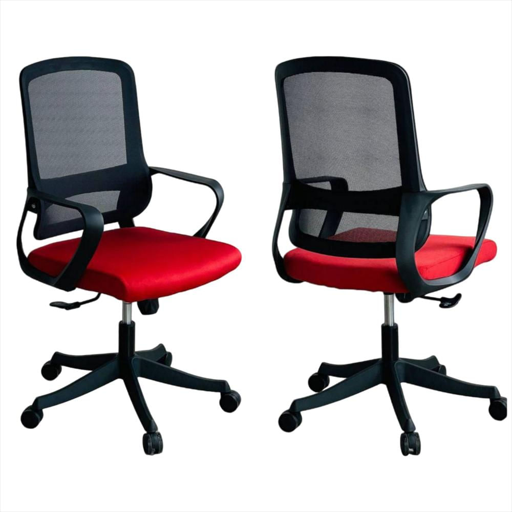 Silla Ejecutiva Ergonomica 1001 Color Rojo img #2