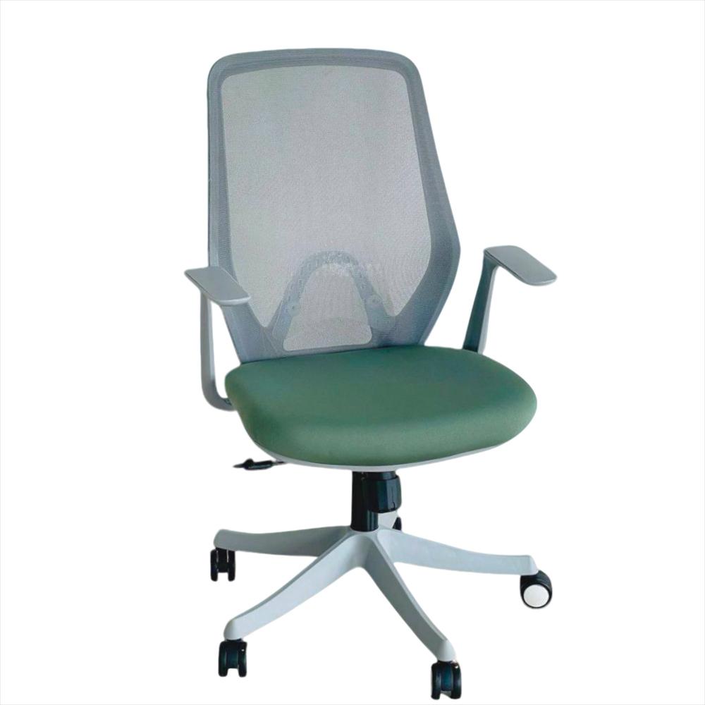 Silla Ejecutiva Ergonomica 108B, Color Naranja + Blanco img #1