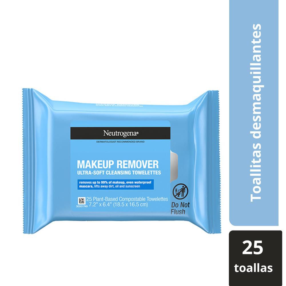 Toallitas desmaquillantes NEUTROGENA ultra soft (25  und)