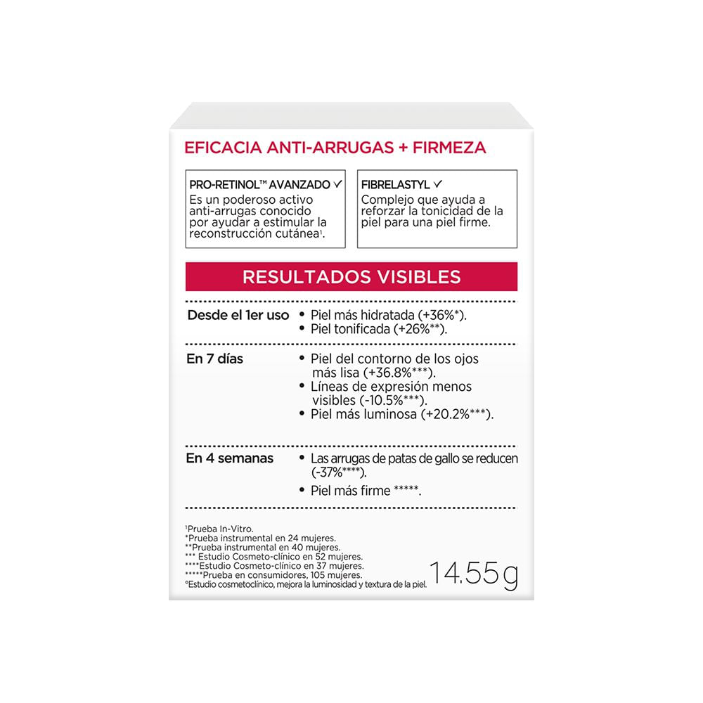 Contorno de ojos LOREAL PARIS antiarrugas + extrafirmeza (15  gr) img #4