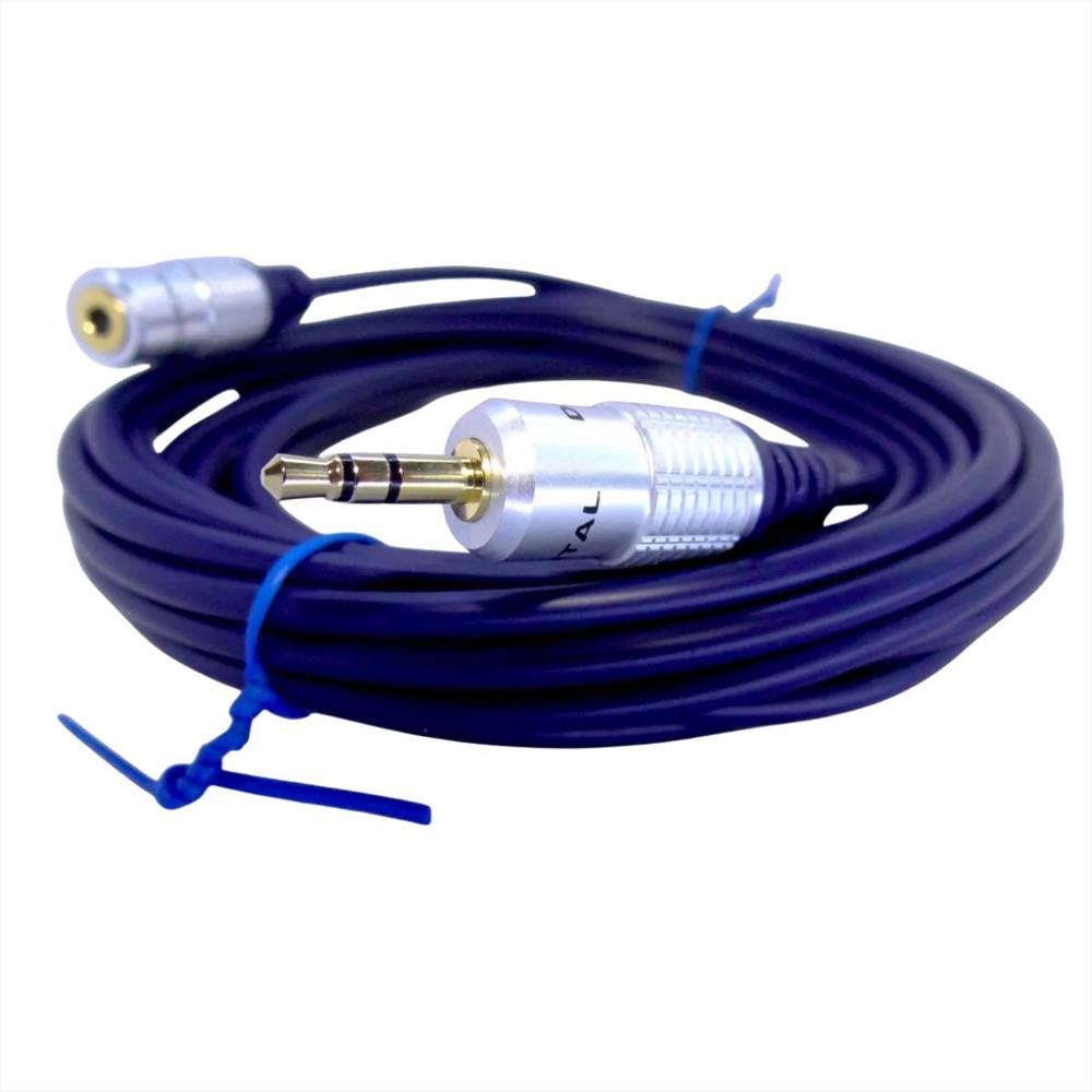 Cable Extensión De Audio Triestéreo 3.5Mm Macho A Hembra Digital 1.8 Metros img #5