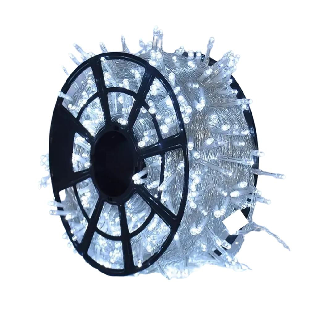 Luz Lineal Ledl 50 Mts 500 Luces Led Navidad Color Blanco Decoración img #1