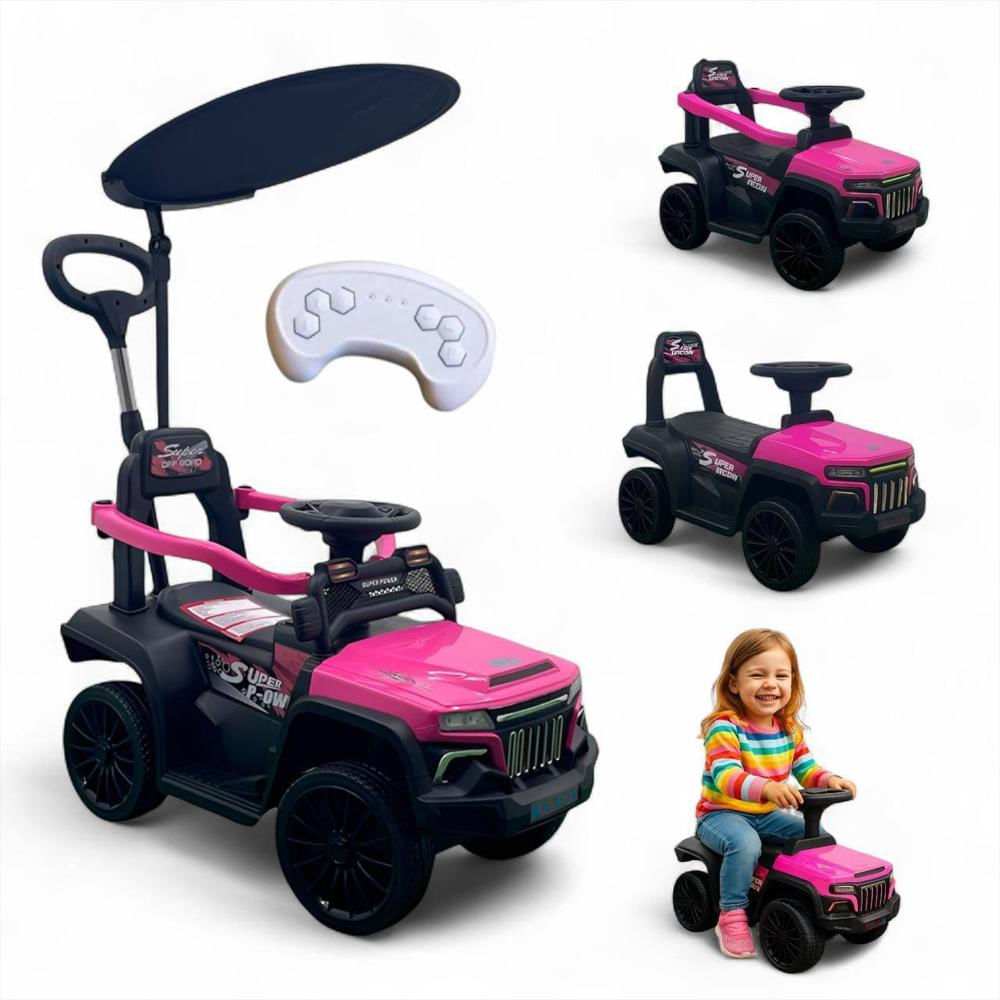 Carro Montable Paseador Bebe Recargable C/Remoto Giratorio Ref Ei 159 img #1