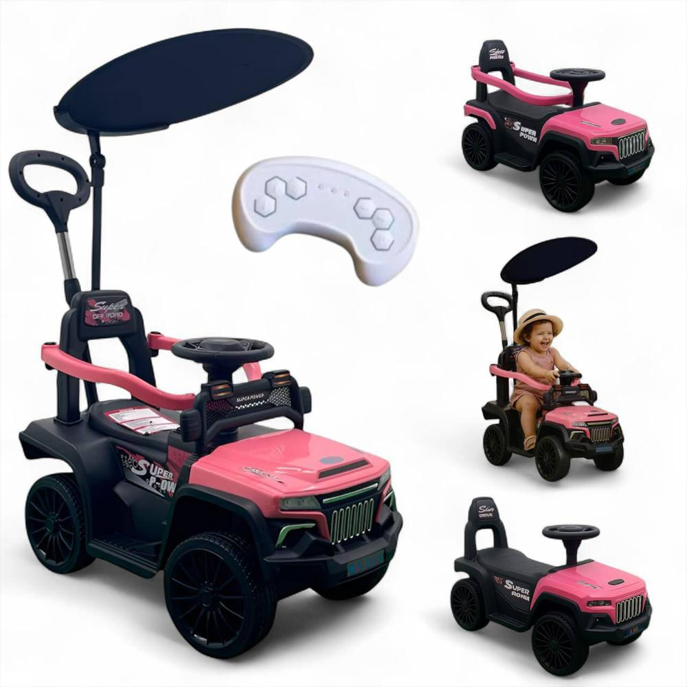 Carro Montable Paseador Bebe Recargable C/Remoto Giratorio Ref Ei 159 img #1