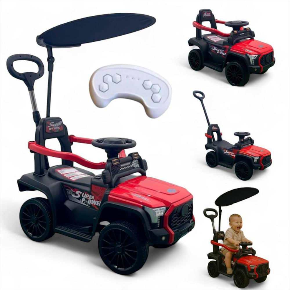 Carro Montable Paseador Bebe Recargable C/Remoto Giratorio Ref Ei 159 img #1