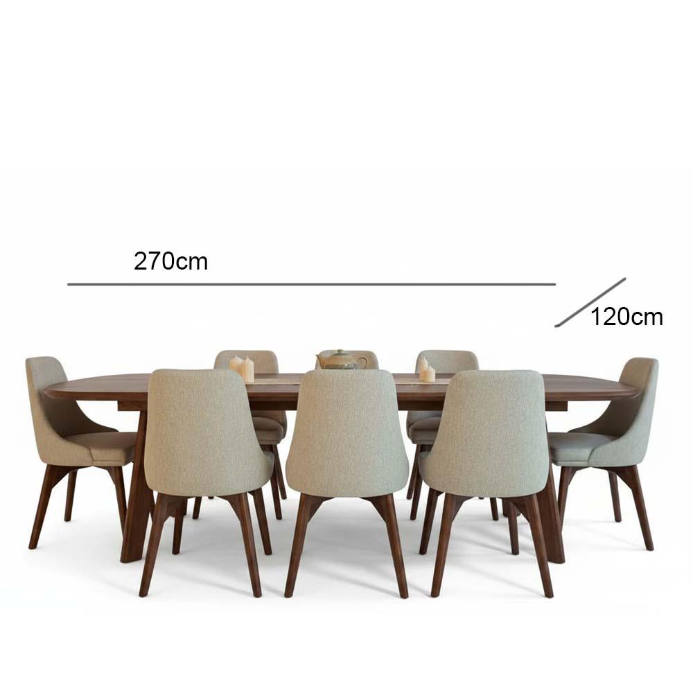 Mesa Comedor Beta 270Cm X 120Cm Roble Natural img #3