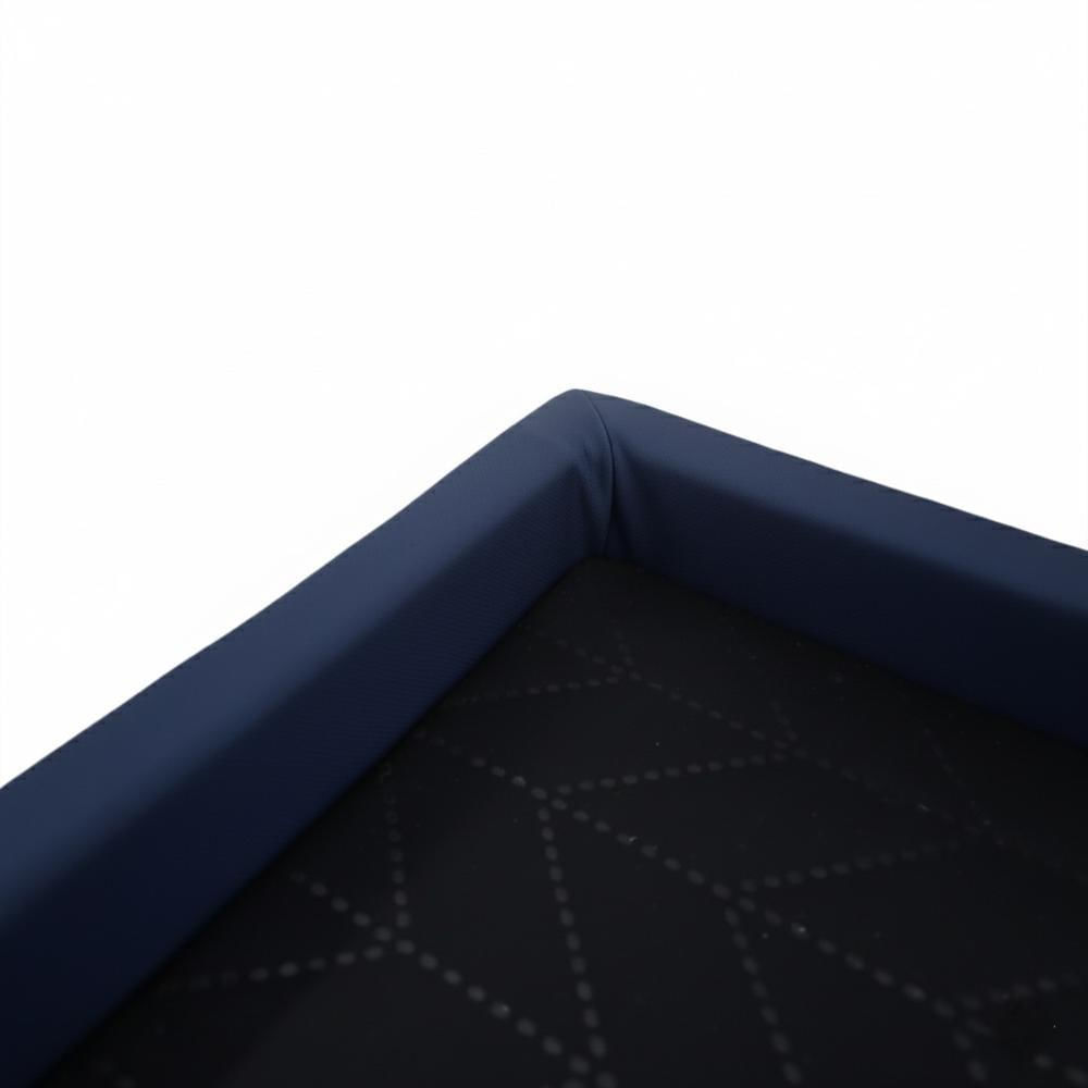 Basecama Ambar Azul 100 Dividida Queen Pata Madera img #4