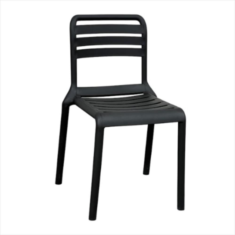 Silla Crucero En Polipropileno Negro img #1