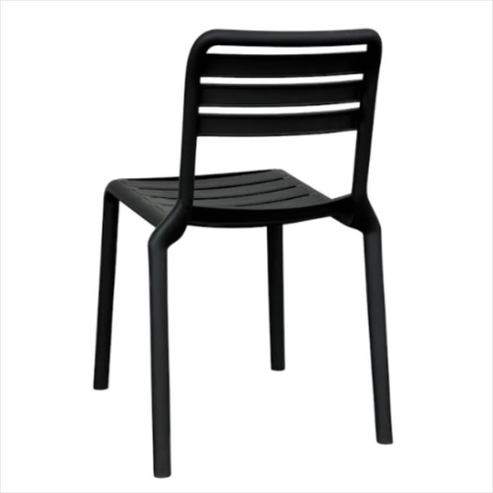 Silla Crucero En Polipropileno Negro img #2