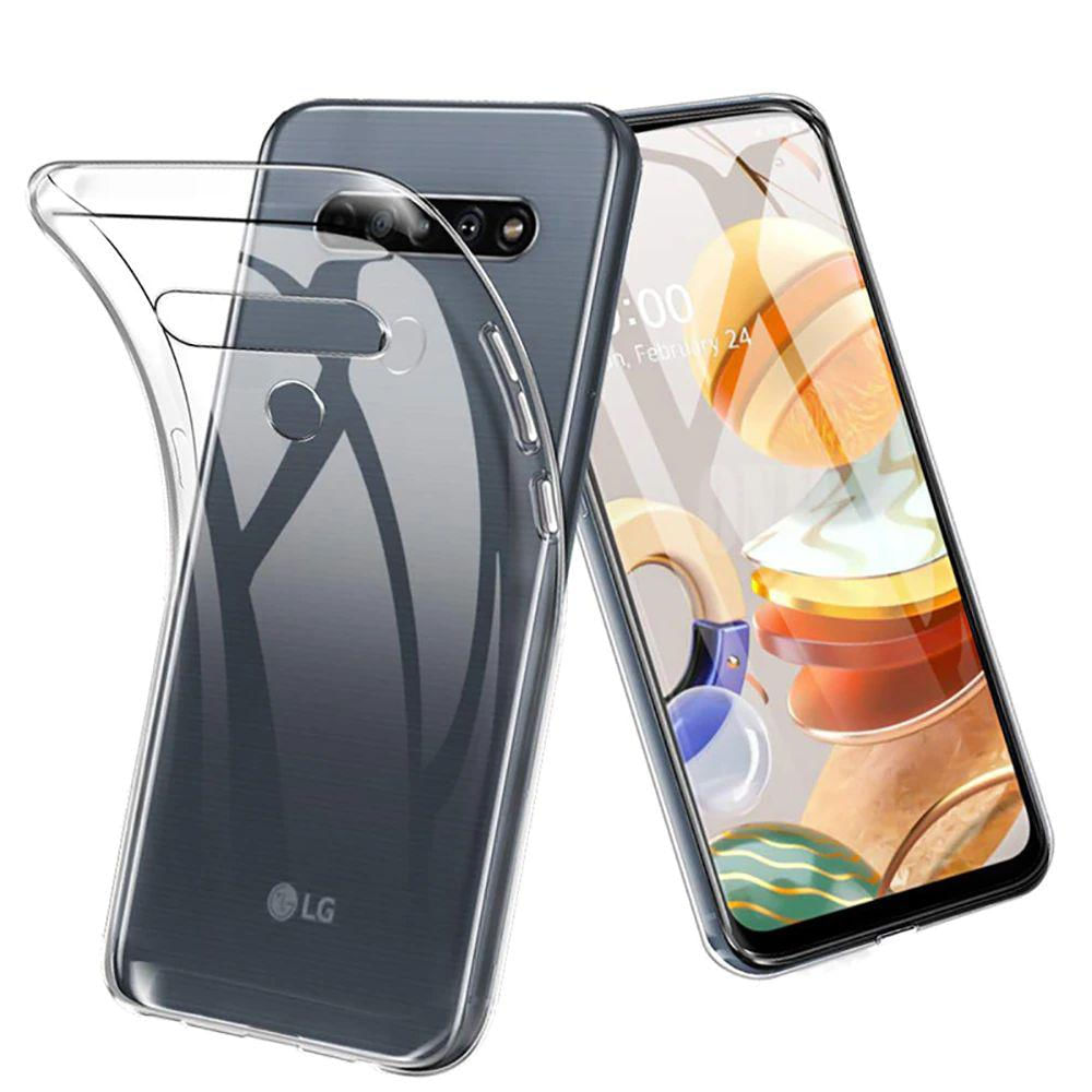 Funda Silicona Transparente Delgada Para Lg K51s img #1