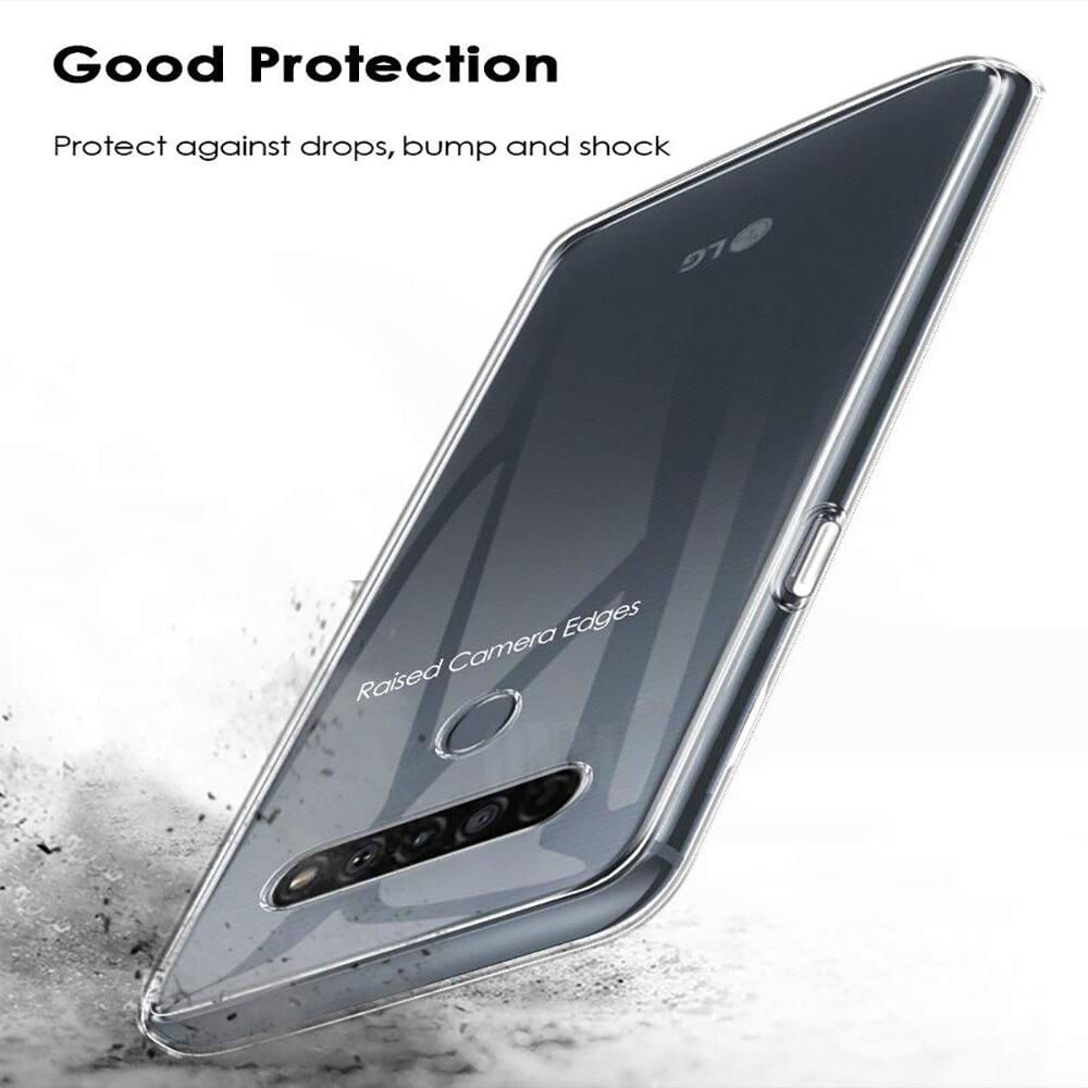 Funda Silicona Transparente Delgada Para Lg K51s img #3