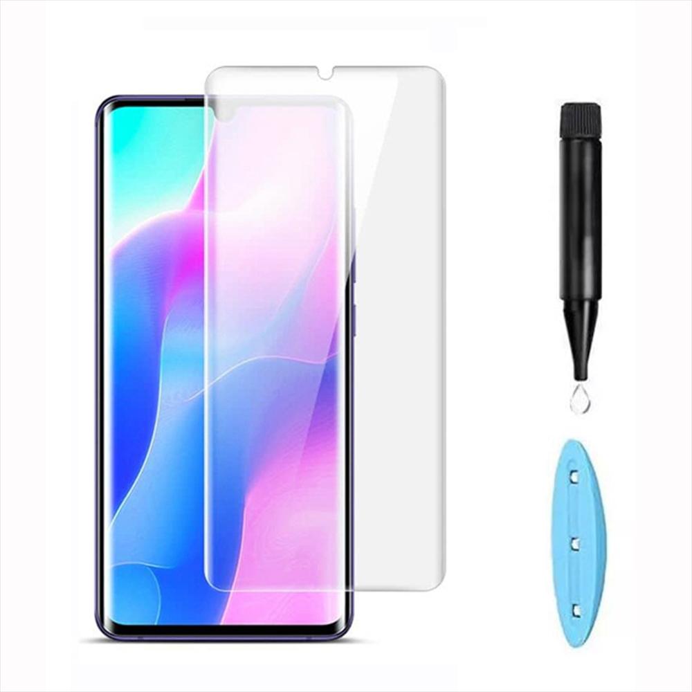 Vidrio Templado Uv Curvo Transparente Para Xiaomi Mi Note 10 Lite img #2