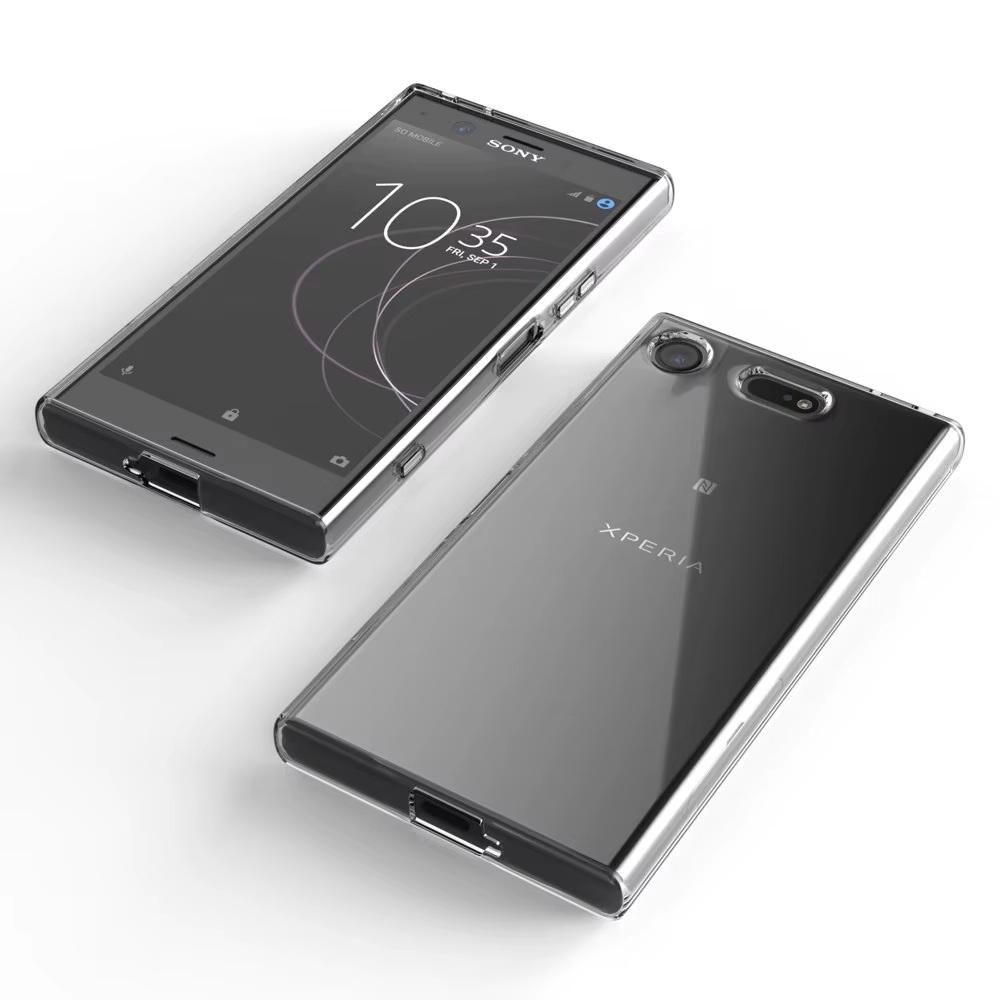Funda Silicona Transparente Delgada Para Sony Xperia Xz1 img #2