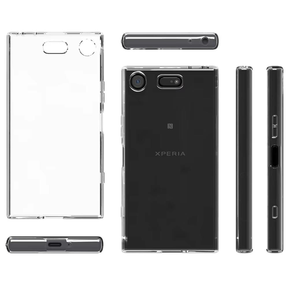 Funda Silicona Transparente Delgada Para Sony Xperia Xz1 img #4